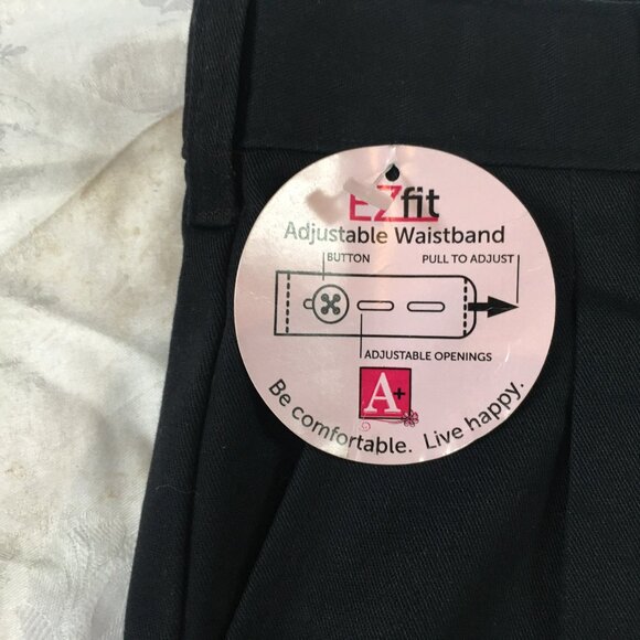 School Apparel Size 16 Girls 7221R Navy Blue Dress Pants School Adjustable New - Picture 5 of 13